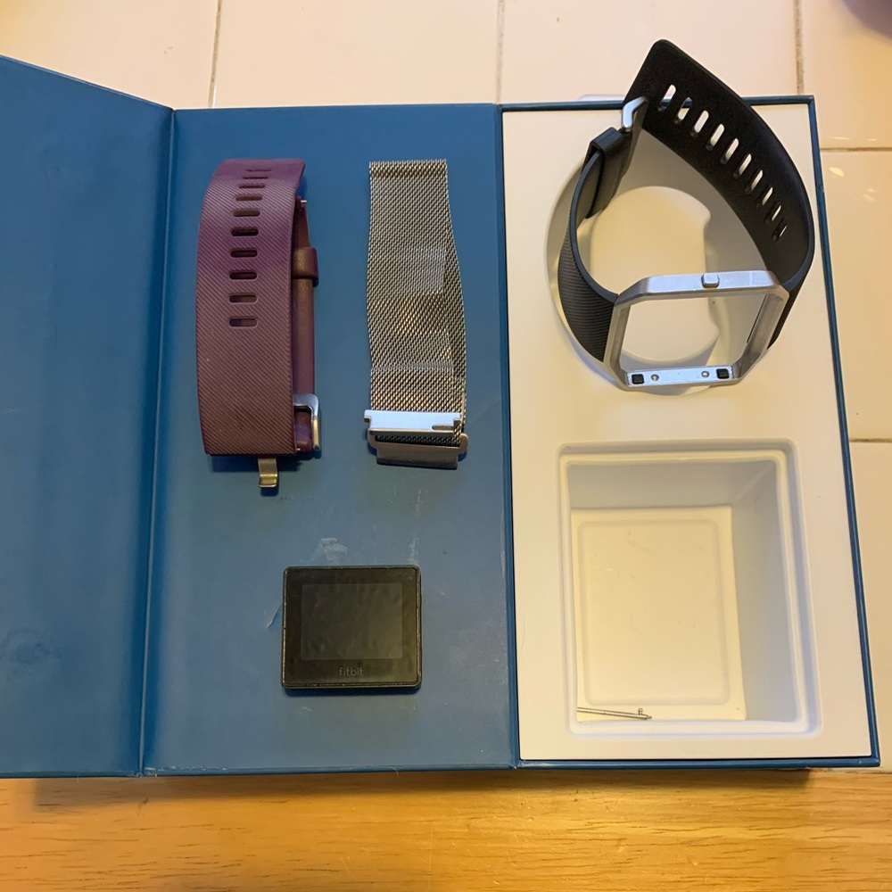 Like new size SM Fitbit Blaze with box
